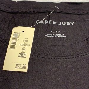 Black cotton and spandex top